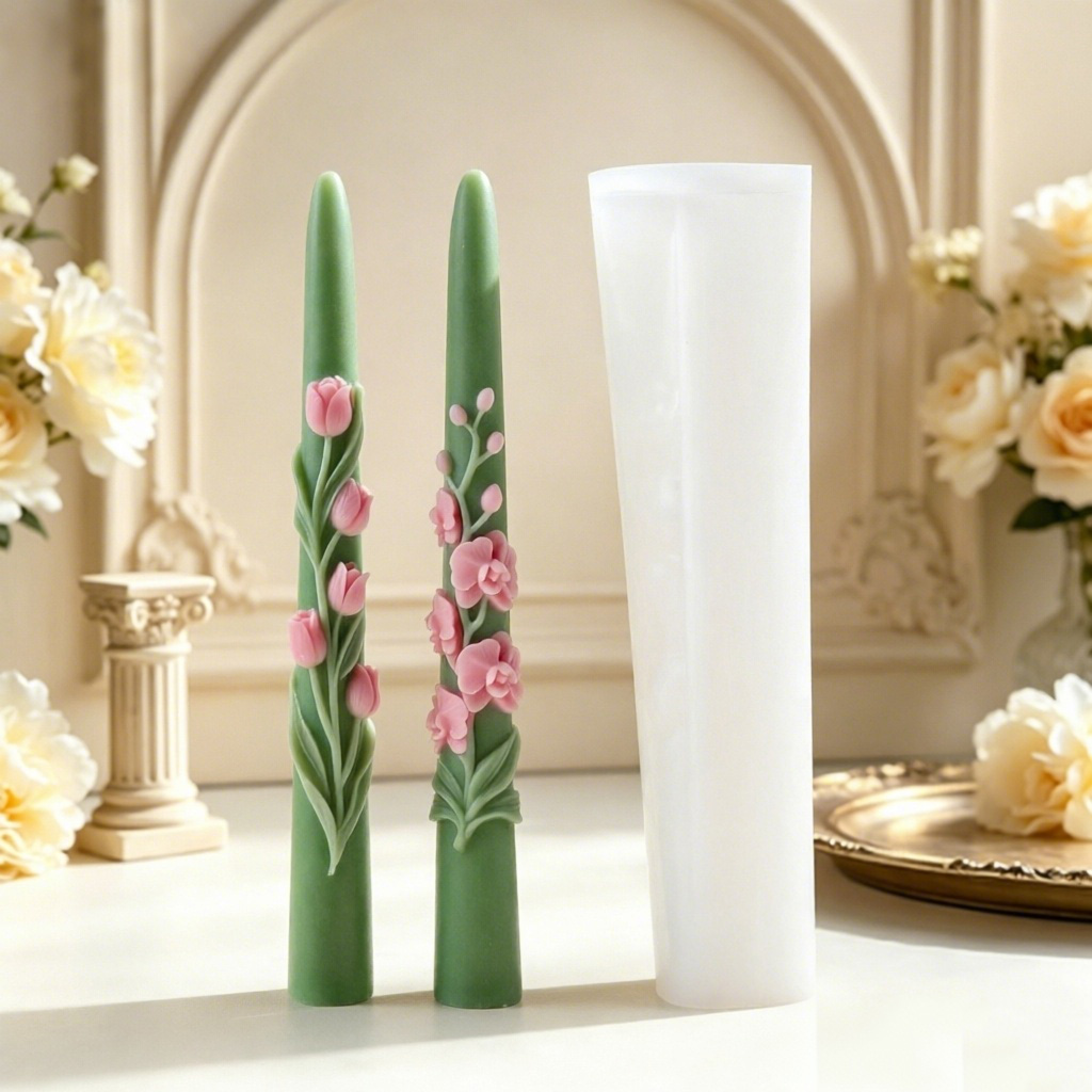 Candle Making Tips - Forma silikonowa do świec w kształcie