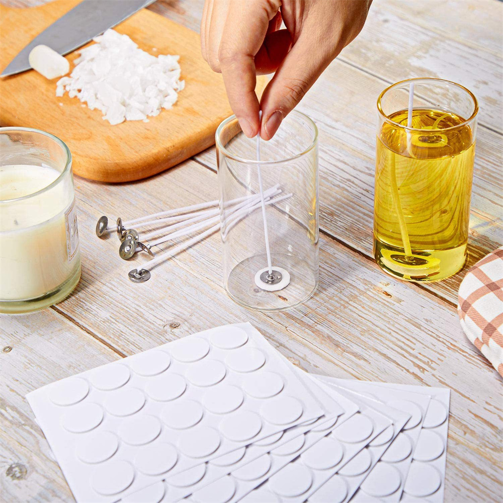100 sztuk 15/20mm naklejki na  – Candle Making Wicks recenzja i cena