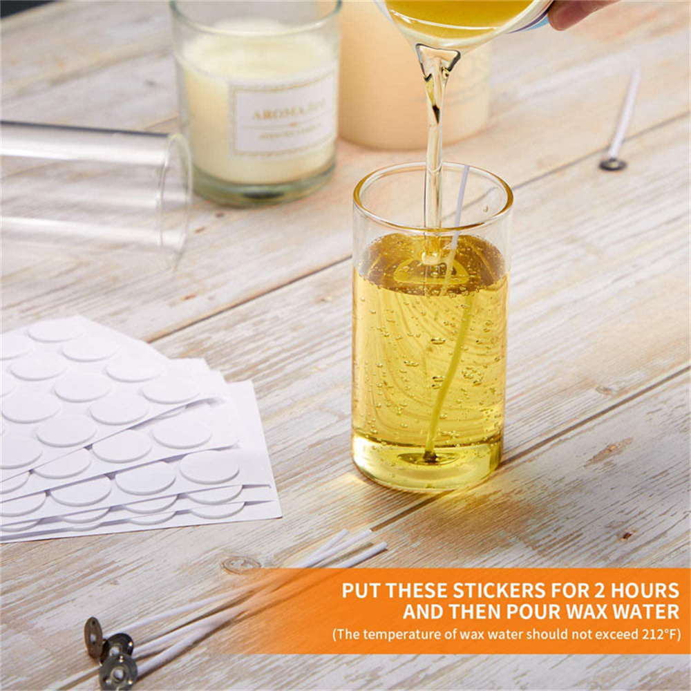 100 sztuk 15/20mm naklejki na  – Candle Making Wicks recenzja i cena