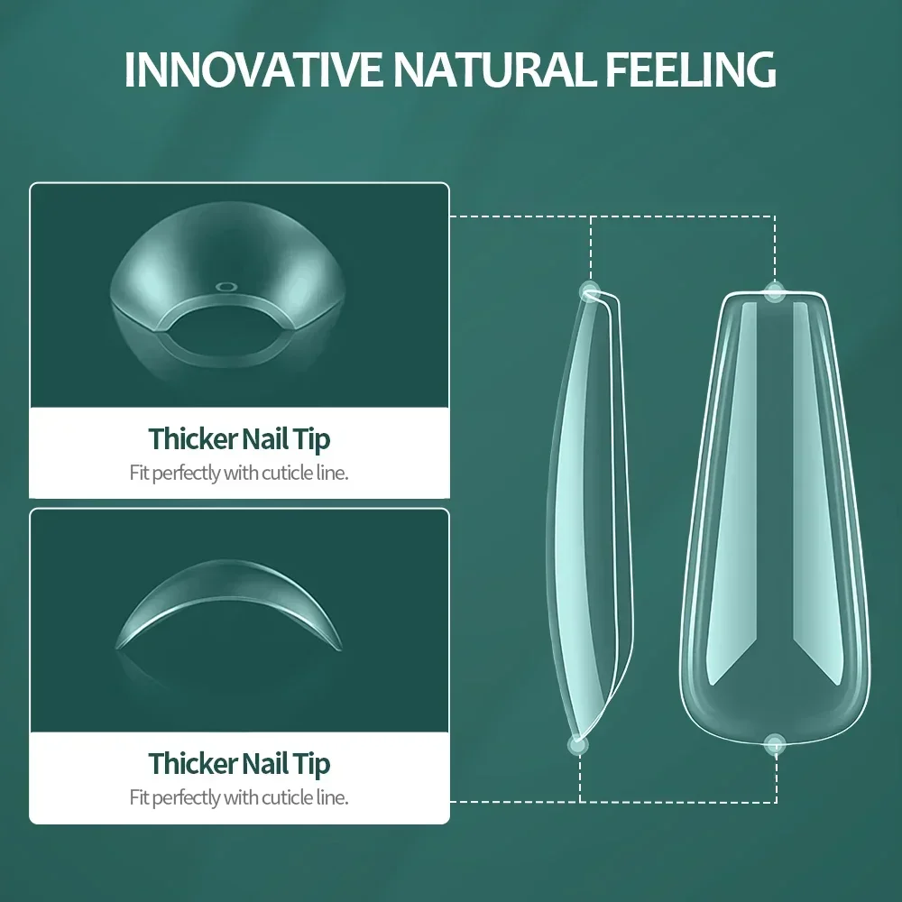 NAILPOP Soft Gel Nail Tips 600 – Candle X recenzja i cena