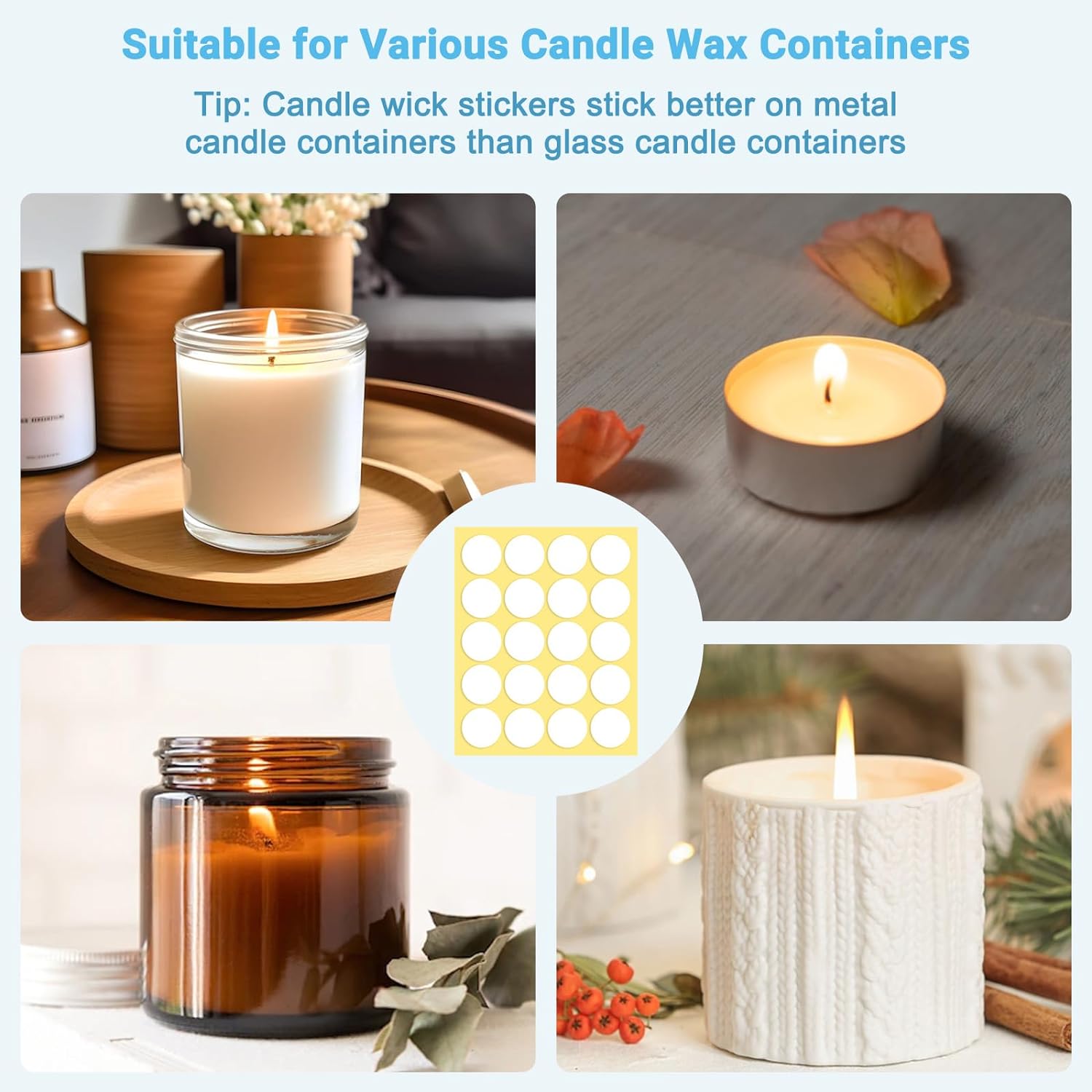 400 sztuk/100 sztuk naklejki n – Candle Making Wicks recenzja i cena