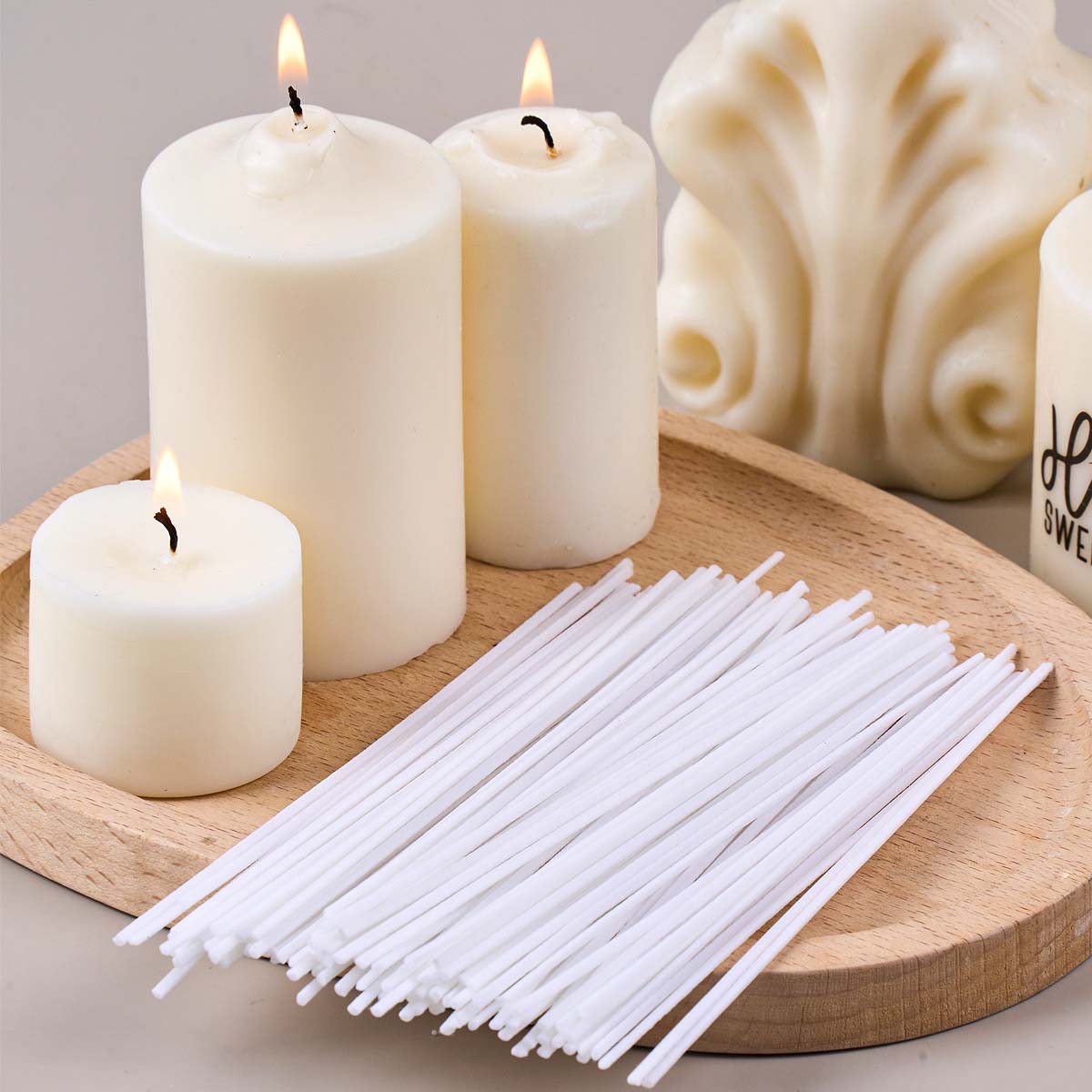 50 sztuk / Zestaw Woskowane Kn – Candle Making Wicks recenzja i cena