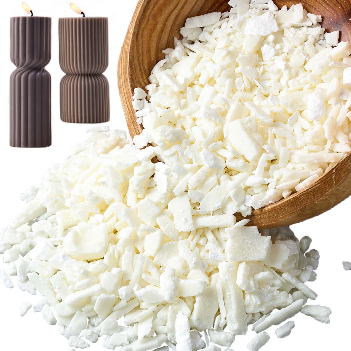 1-punktowy czysty biały wosk s – Candle Making Material recenzja i cena