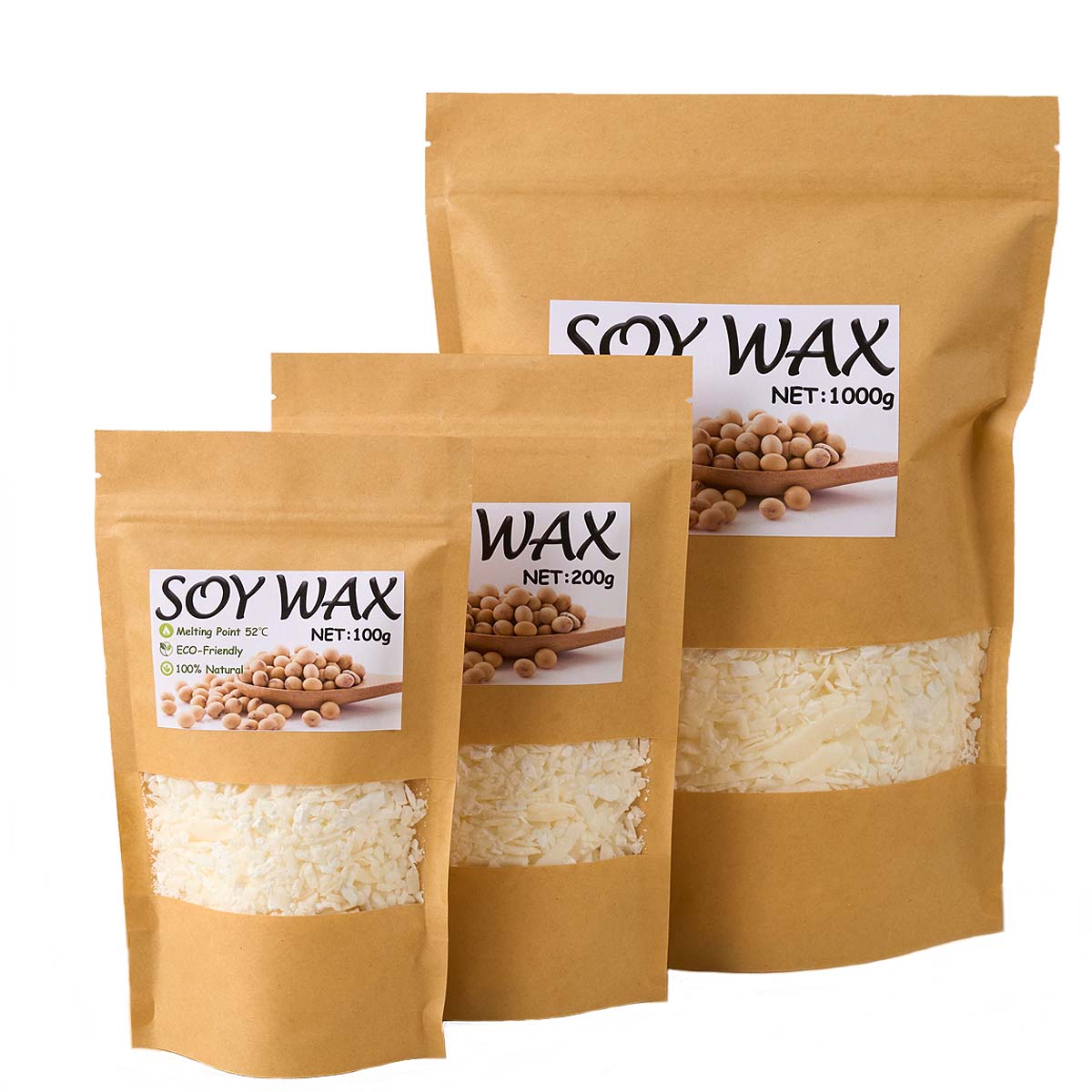 1-punktowy czysty biały wosk s – Candle Making Material recenzja i cena