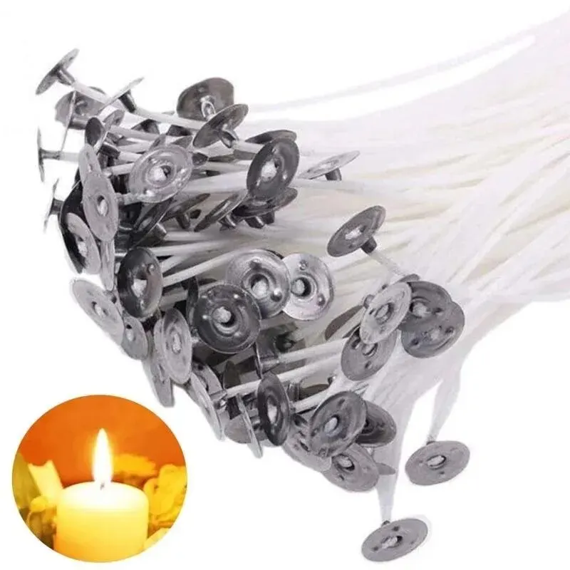 100 sztuk knotów do świec 9/15 – Candle Making Wicks recenzja i cena